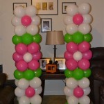 How To Decorate Pillars With Balloons And Flowers